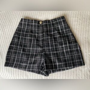 Zara tweed shorts